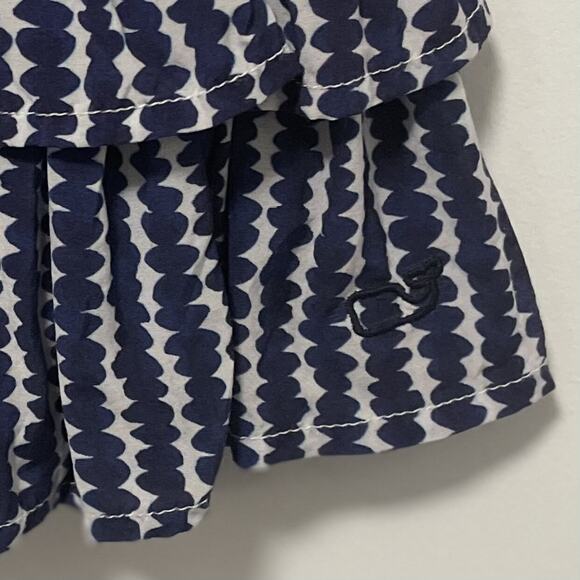 Vineyard Vines Smocked Dot Stripe Tiered Skirt Size 2T - Picture 2 of 8